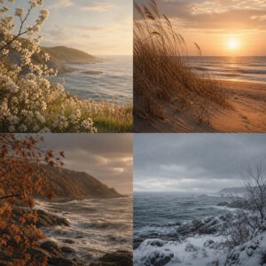 Seasonal Scented Candles - The Times & Tides Collection